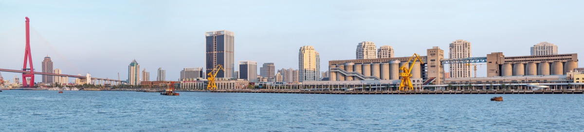 黄浦江北部滨江线全景