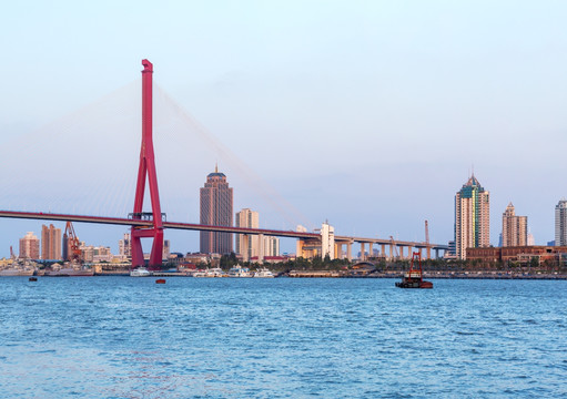 黃浦江北部濱江線全景