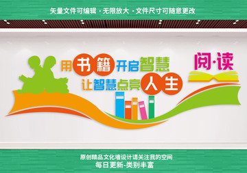 閱覽室文化墻