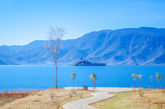 泸沽湖美景