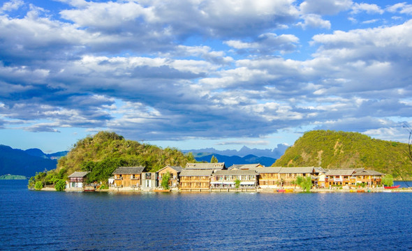 泸沽湖美景