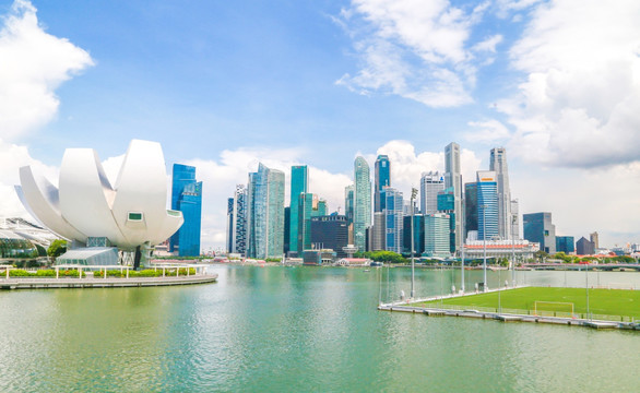 新加坡现代都市风光
