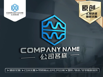 M字母LOGO設計