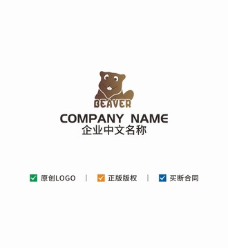 海狸logo