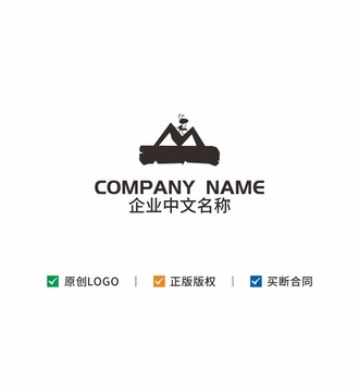 螞蟻戶外山logo
