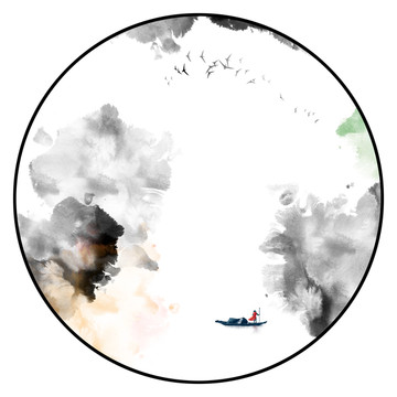 抽象水墨畫(huà)