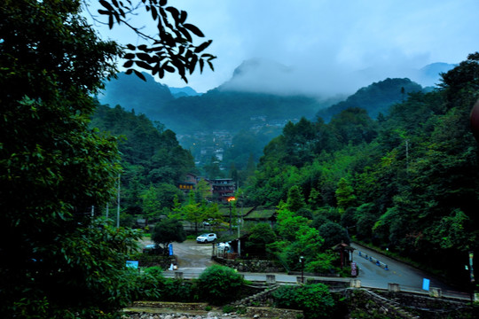 云雾青城后山