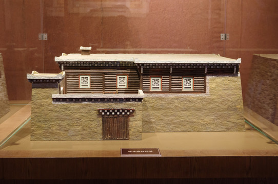 藏族传统建筑模型