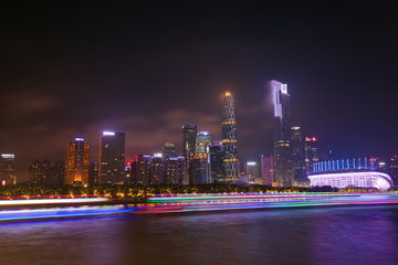 广州珠江新城夜景