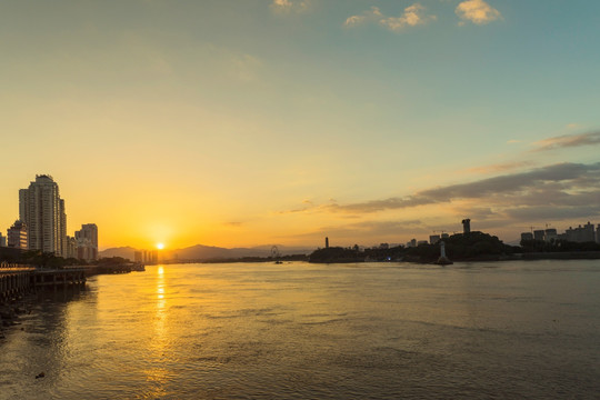 江心屿夕照