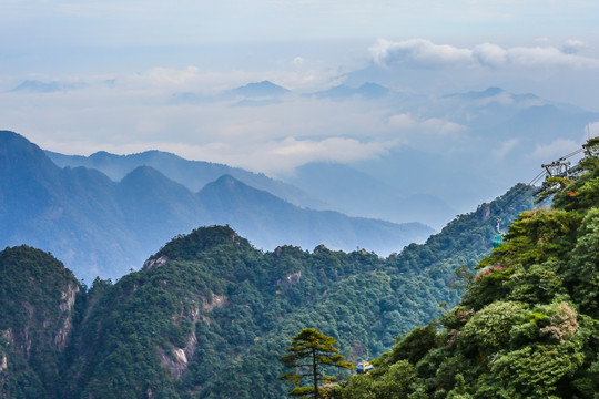 唯美山景