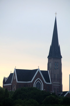 典型欧式建筑教堂