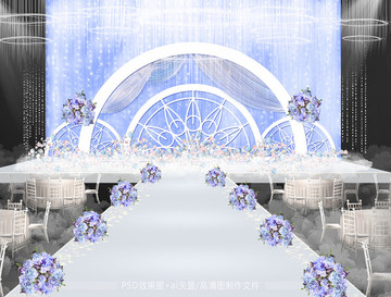 白色簡約主題婚禮