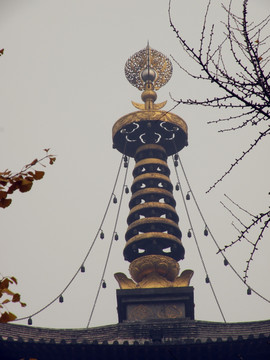 寒山寺局部景观