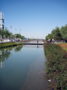 北京奥运村景观