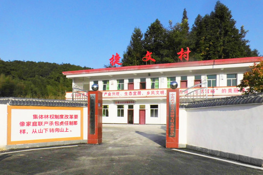 全国林改策源地捷文村