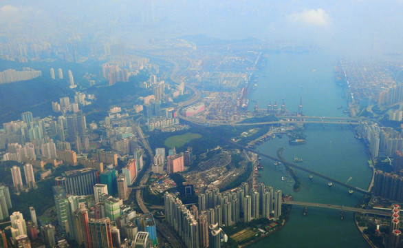 俯视香港