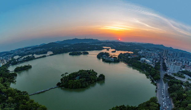 惠州西湖全景