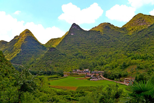 贵州山区田园风光