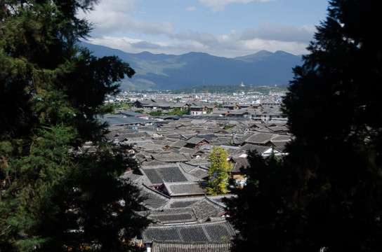 丽江古城全景