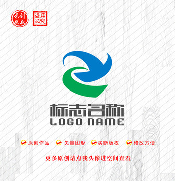 YC字母CY标志科技logo