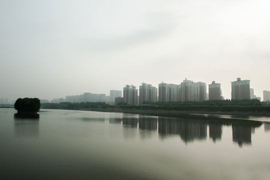 太原汾河风光