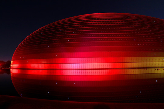 北京国家大剧院夜景