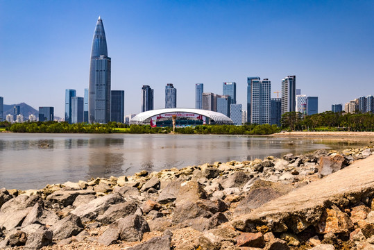 深圳湾后海湾全景