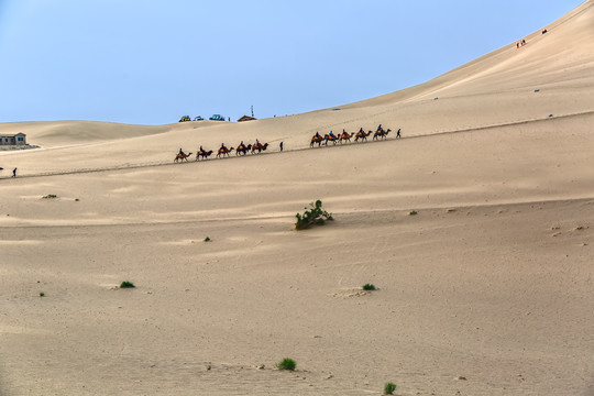 甘肃敦煌鸣沙山