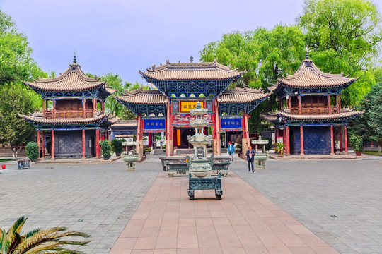 甘肃张掖大佛寺佛恩佑皇寺