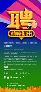 招聘易拉寶