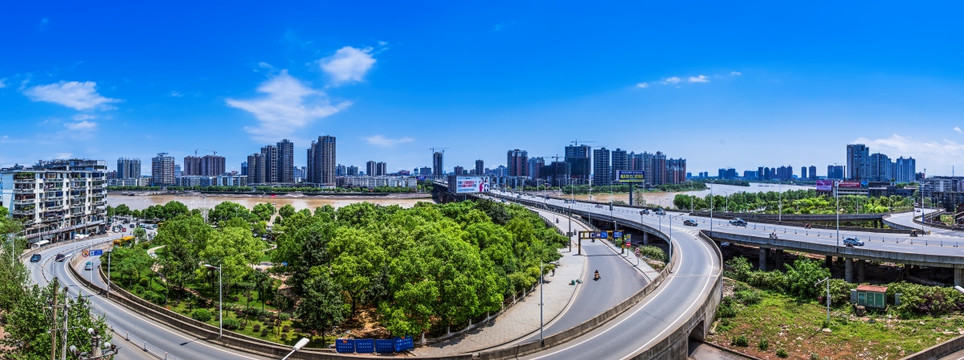 衡阳湘江大桥全景