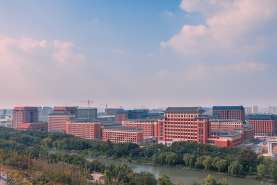 浙江大学紫金港校区校园风光