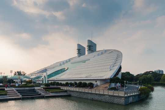 浙江大学紫金港校区校园风光