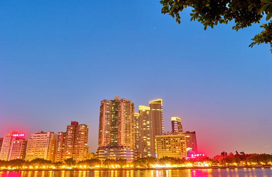 广州白鹅潭夜景