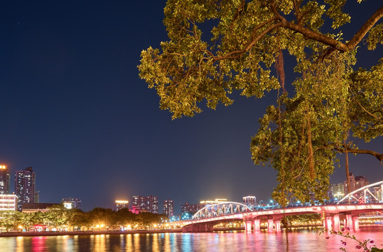 广州海珠桥夜景