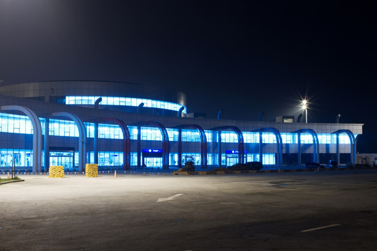 沈阳机场一号航站楼夜景