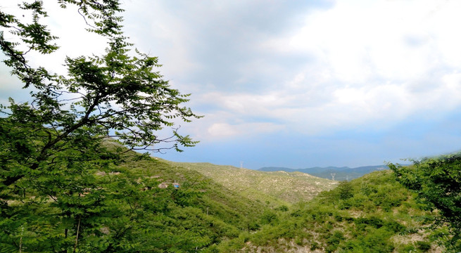 大山背景