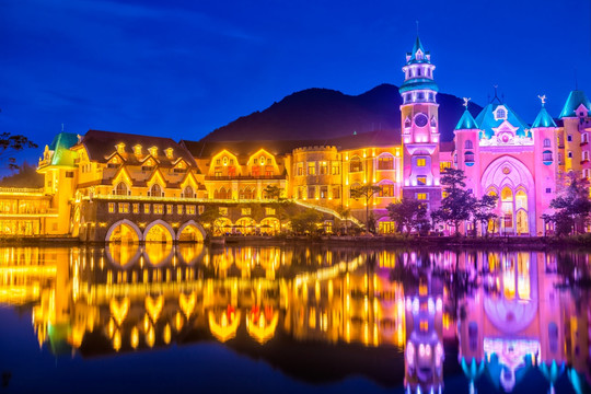 深圳茵特拉根酒店夜景