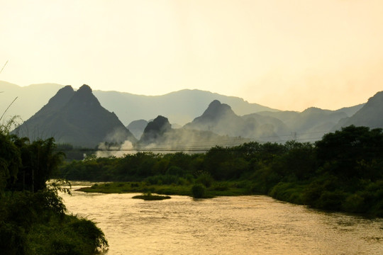 清远农村河山