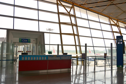 北京机场T3航站楼登机口