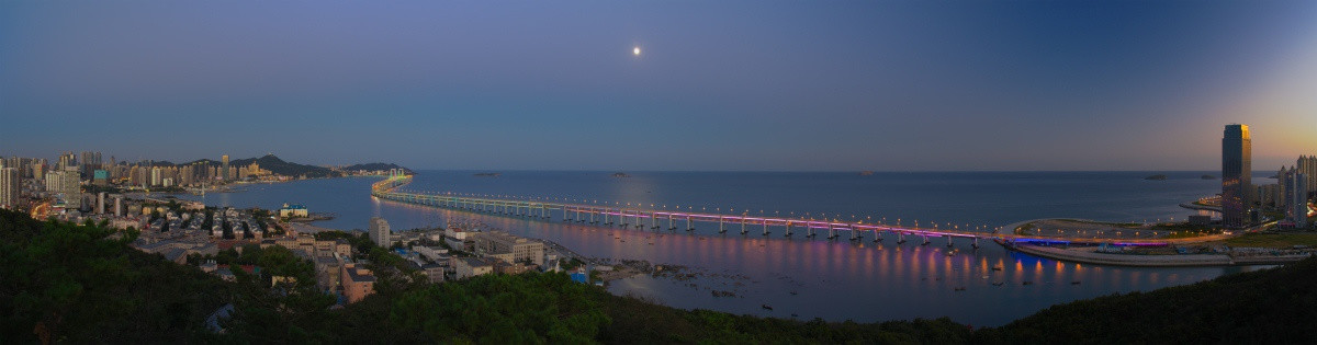 大连星海湾夜景