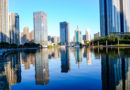 天津海河风光