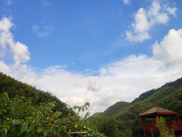 蓝天白云青山绿水