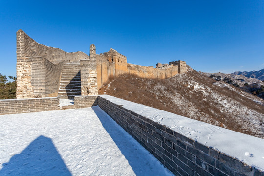 长城雪后风光