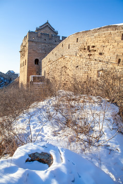 雪后金山岭长城