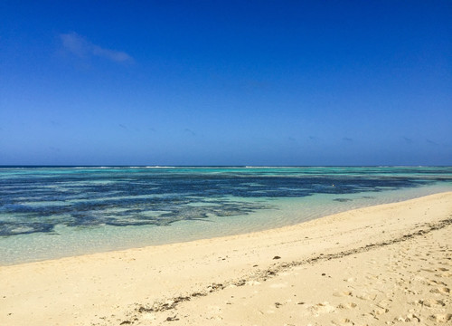 热带海岛沙滩海岸海浪