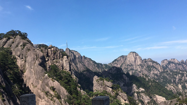 黄山山峰