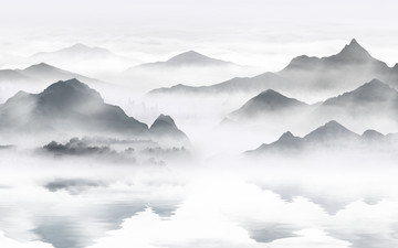 水墨山水畫