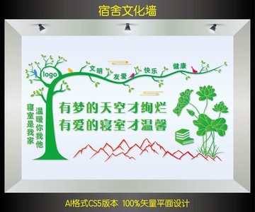 宿舍文化墻